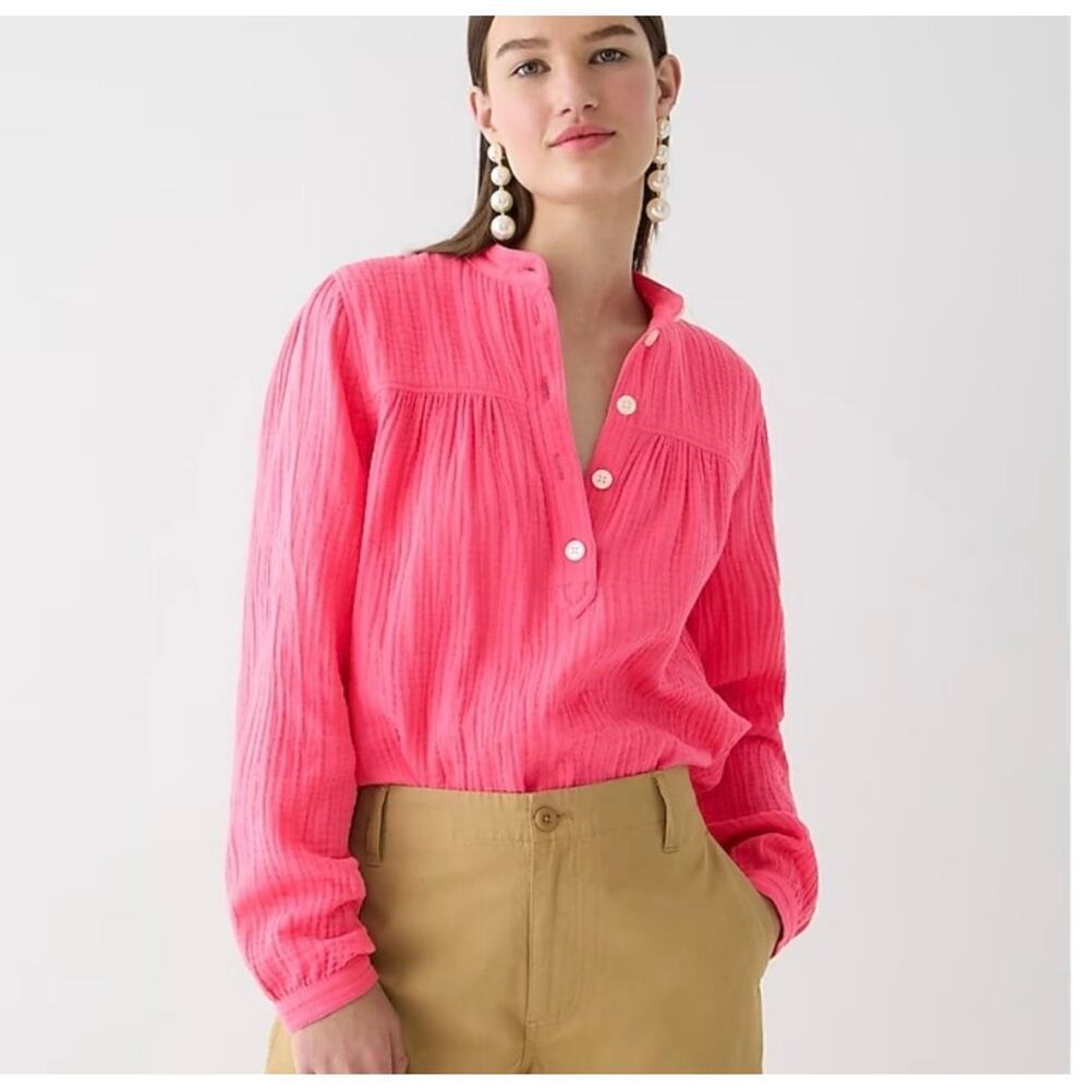 J. Crew Fresco top in soft gauze